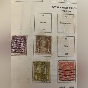 The United States Stamp Album - Navy Blue Cover